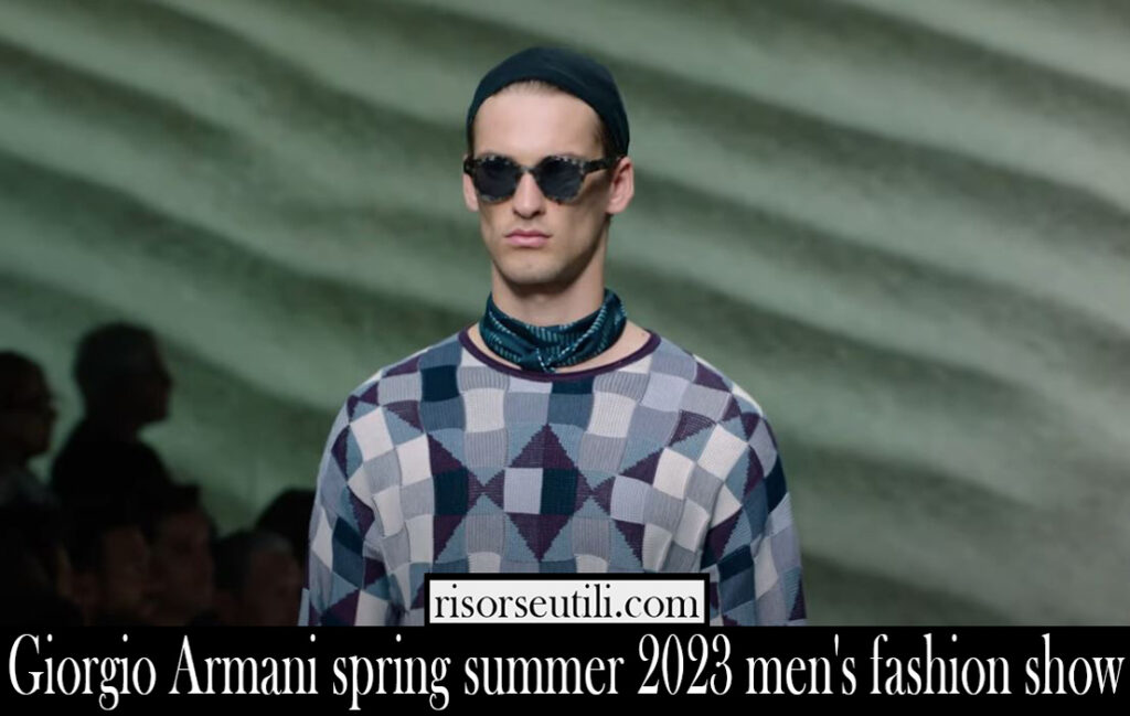 Armani spring summer 2023 men's fashion show
