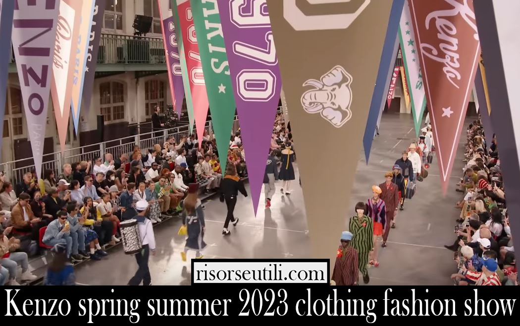 Kenzo spring summer 2023 clothing fashion show