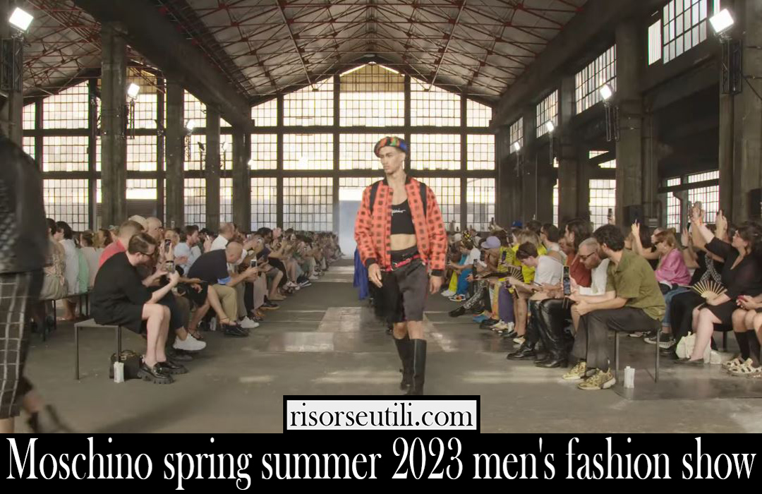 Moschino spring summer 2023 mens fashion show