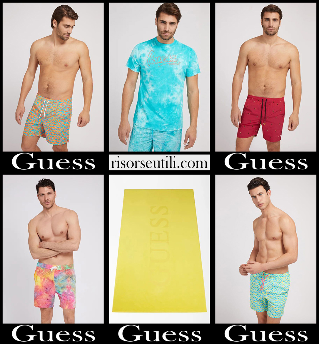 New arrivals Guess swimwear 2022 mens beachwear