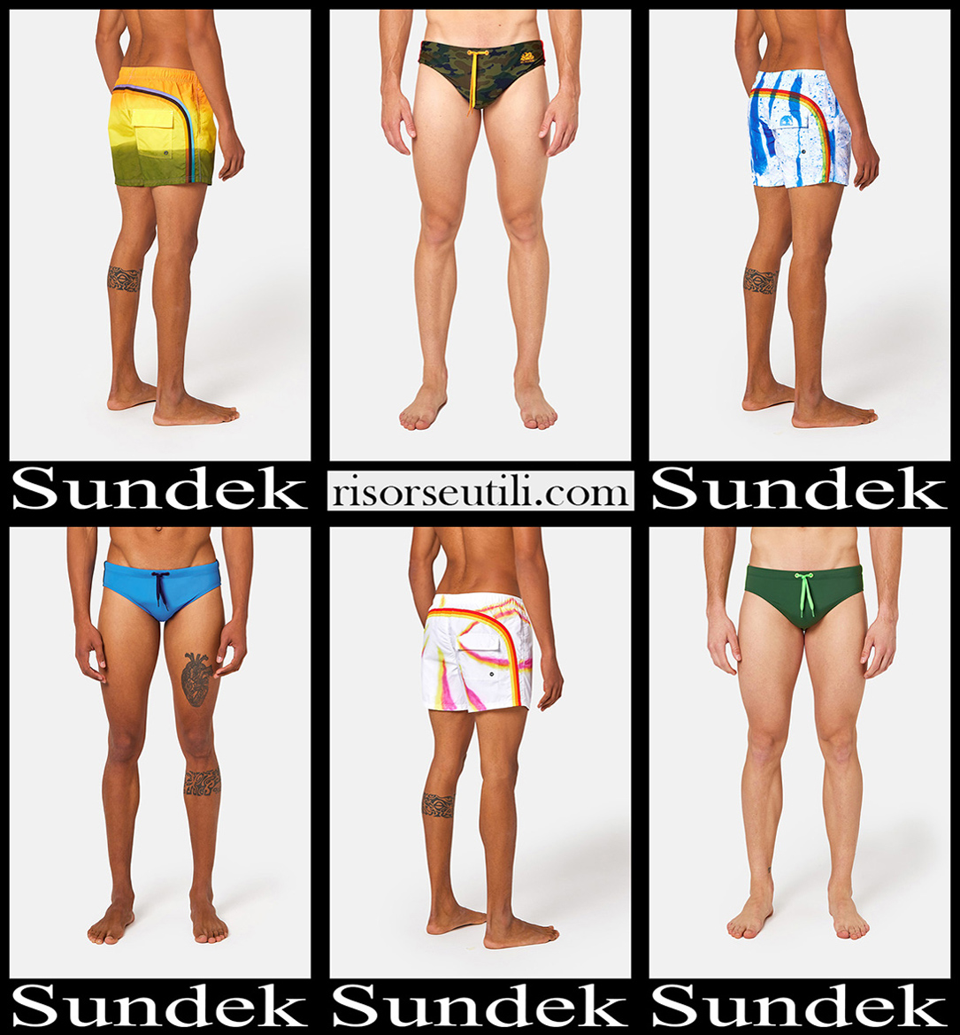 New arrivals Sundek swimwear 2022 mens swimwear