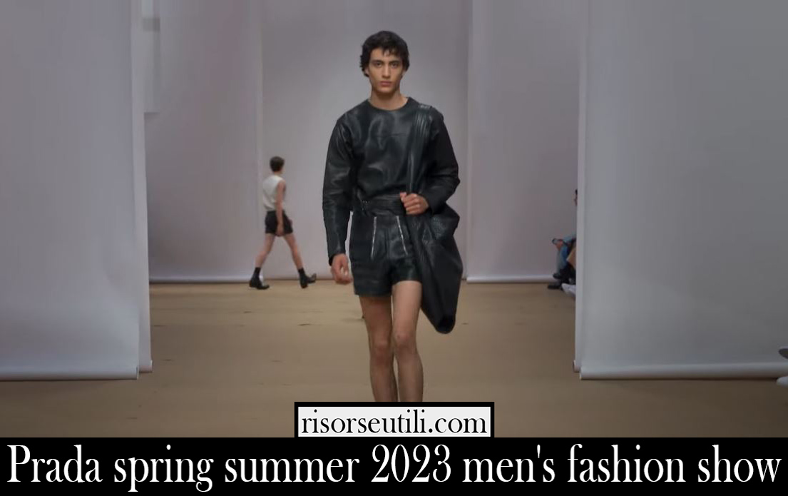 Prada spring summer 2023 mens fashion show