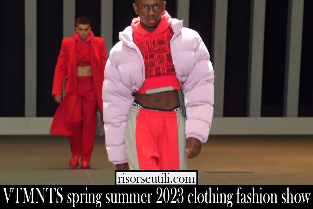 VTMNTS spring summer 2023 clothing fashion show