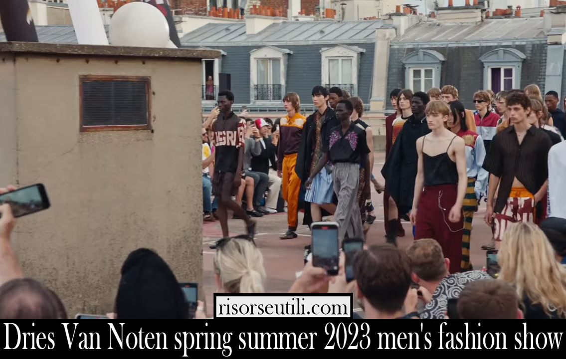 Dries Van Noten spring summer 2023 mens fashion show