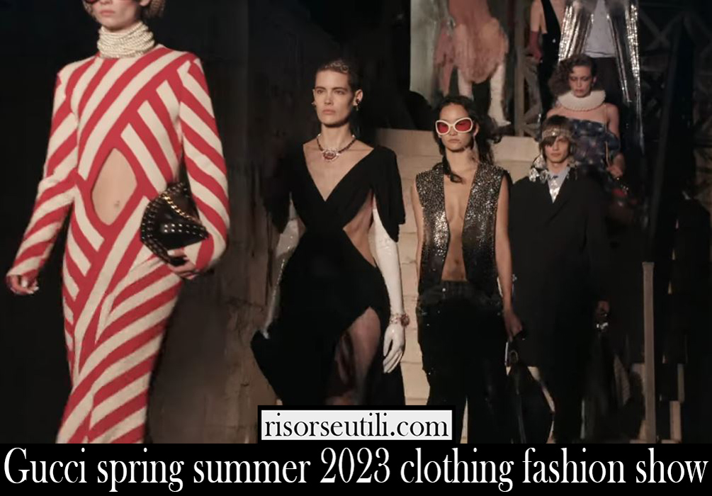Gucci spring summer 2023 clothing fashion show