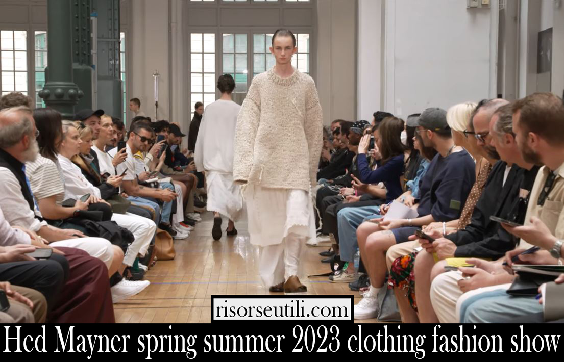 Hed Mayner spring summer 2023 clothing fashion show