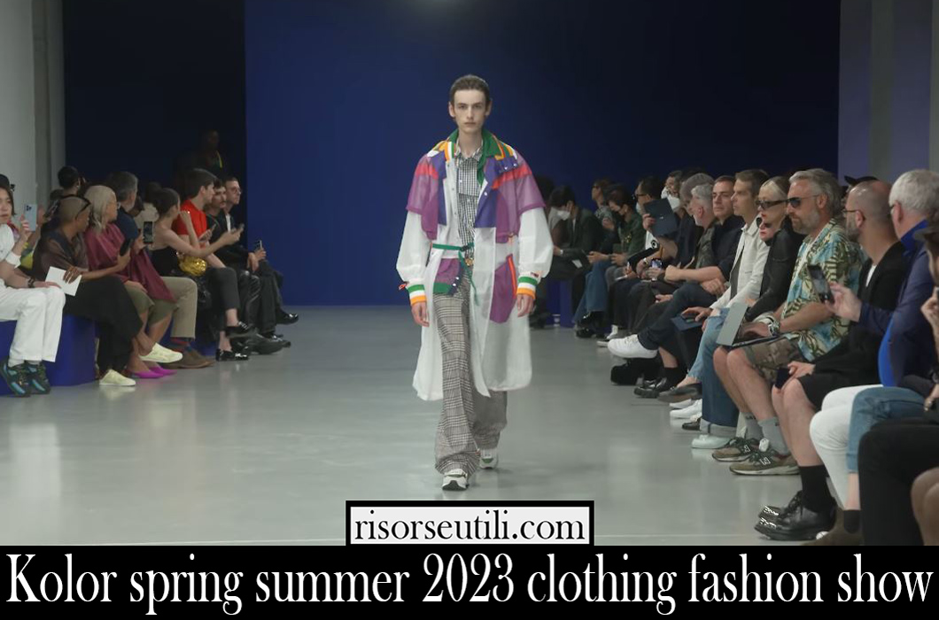 Kolor spring summer 2023 clothing fashion show