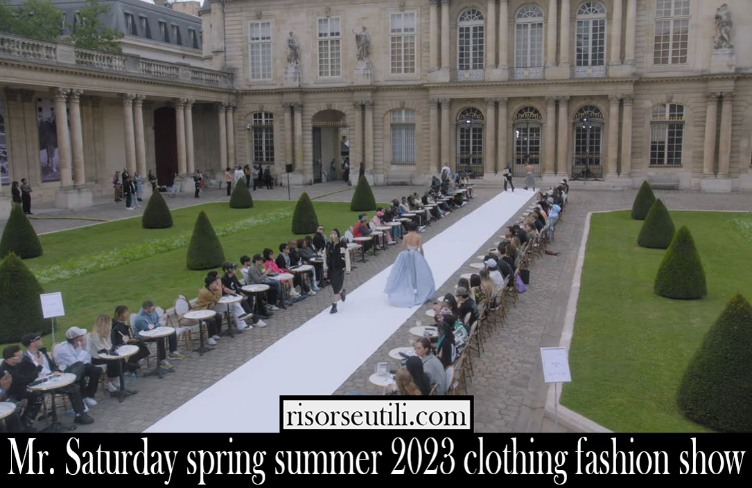Mr. Saturday spring summer 2023 clothing fashion show