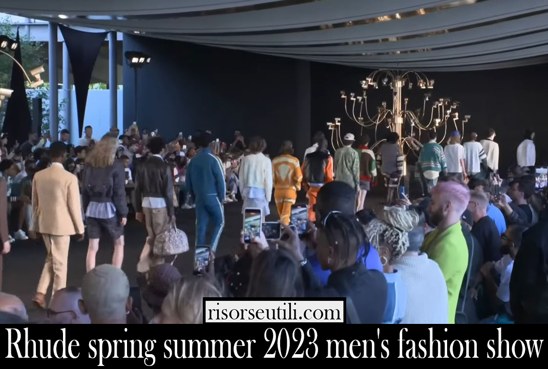 Rhude spring summer 2023 mens fashion show