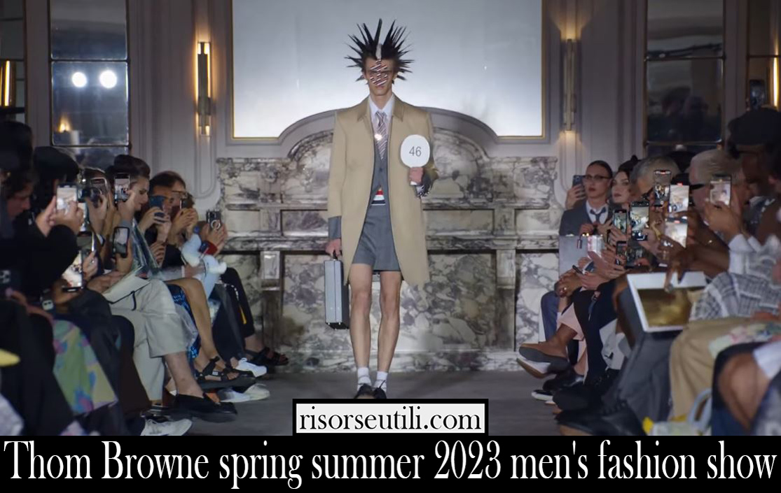 Thom Browne spring summer 2023 mens fashion show