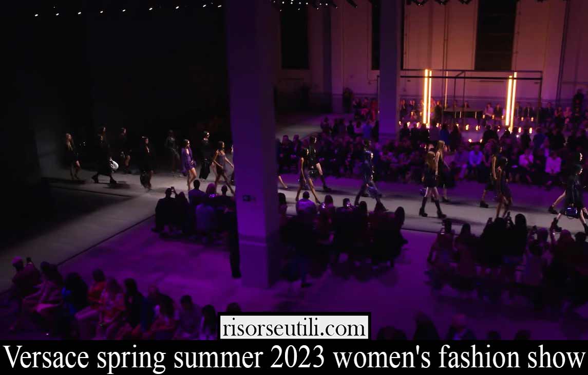 Versace spring summer 2023 womens fashion show