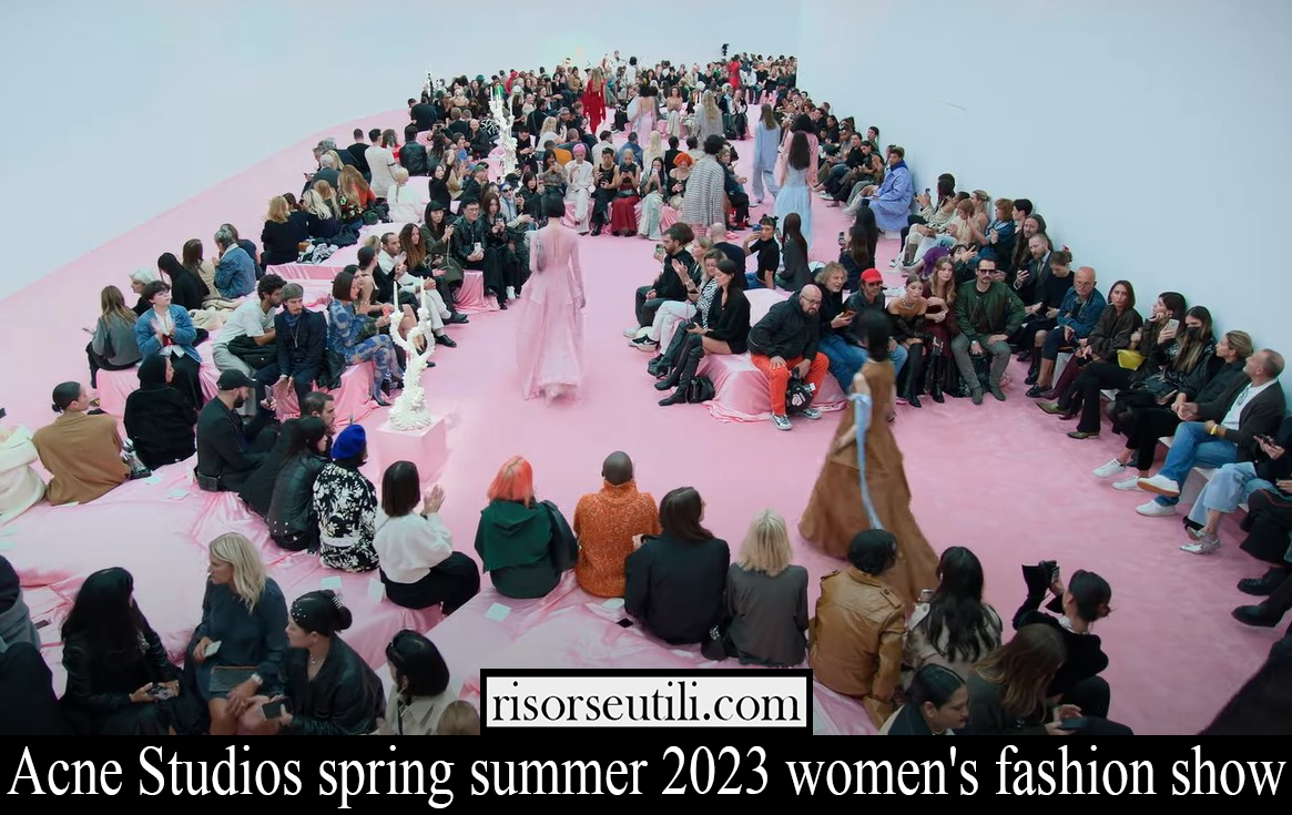 Acne Studios spring summer 2023 womens fashion show