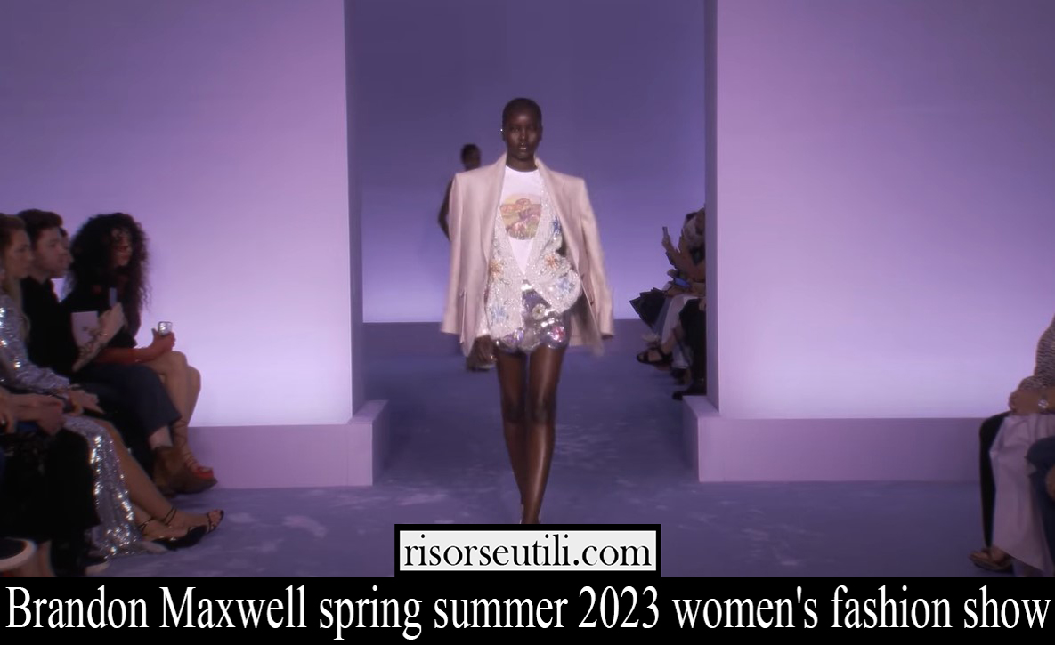 Brandon Maxwell spring summer 2023 womens fashion show