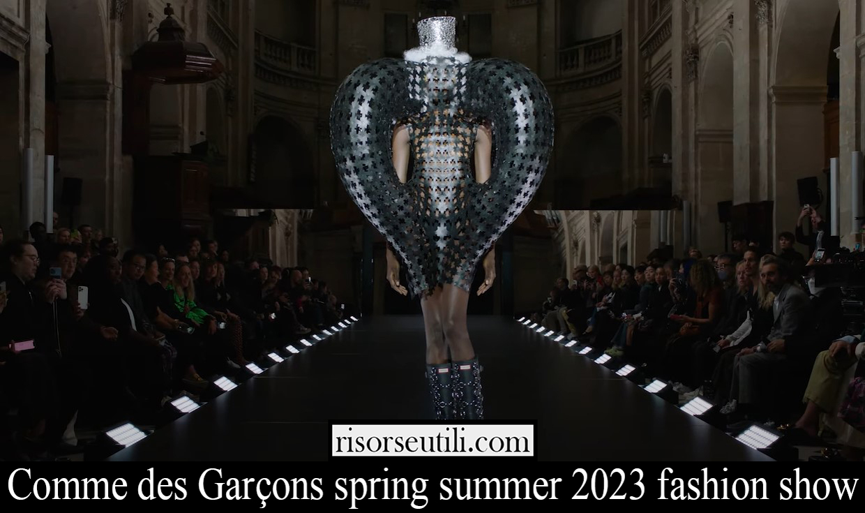 Comme des Garcons spring summer 2023 fashion show