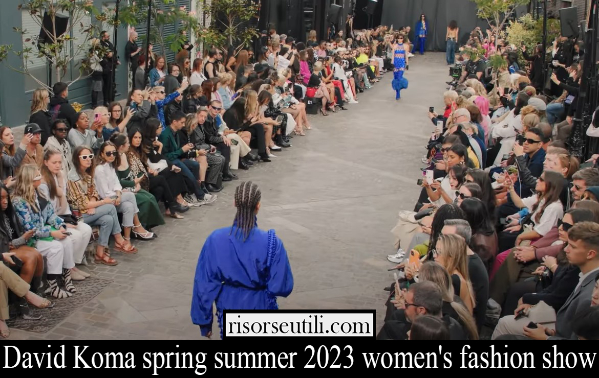 David Koma spring summer 2023 womens fashion show
