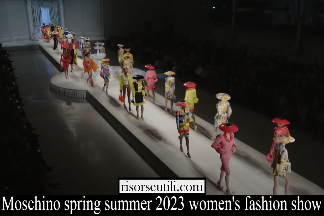 Moschino spring summer 2023 womens fashion show