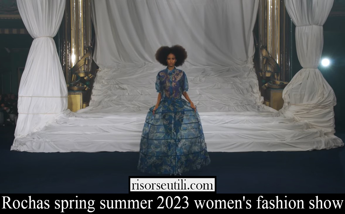 Rochas spring summer 2023 womens fashion show