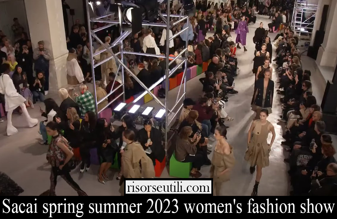Sacai spring summer 2023 womens fashion show