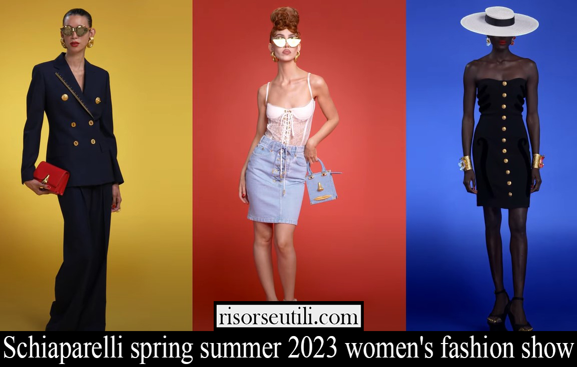 Schiaparelli spring summer 2023 womens fashion show