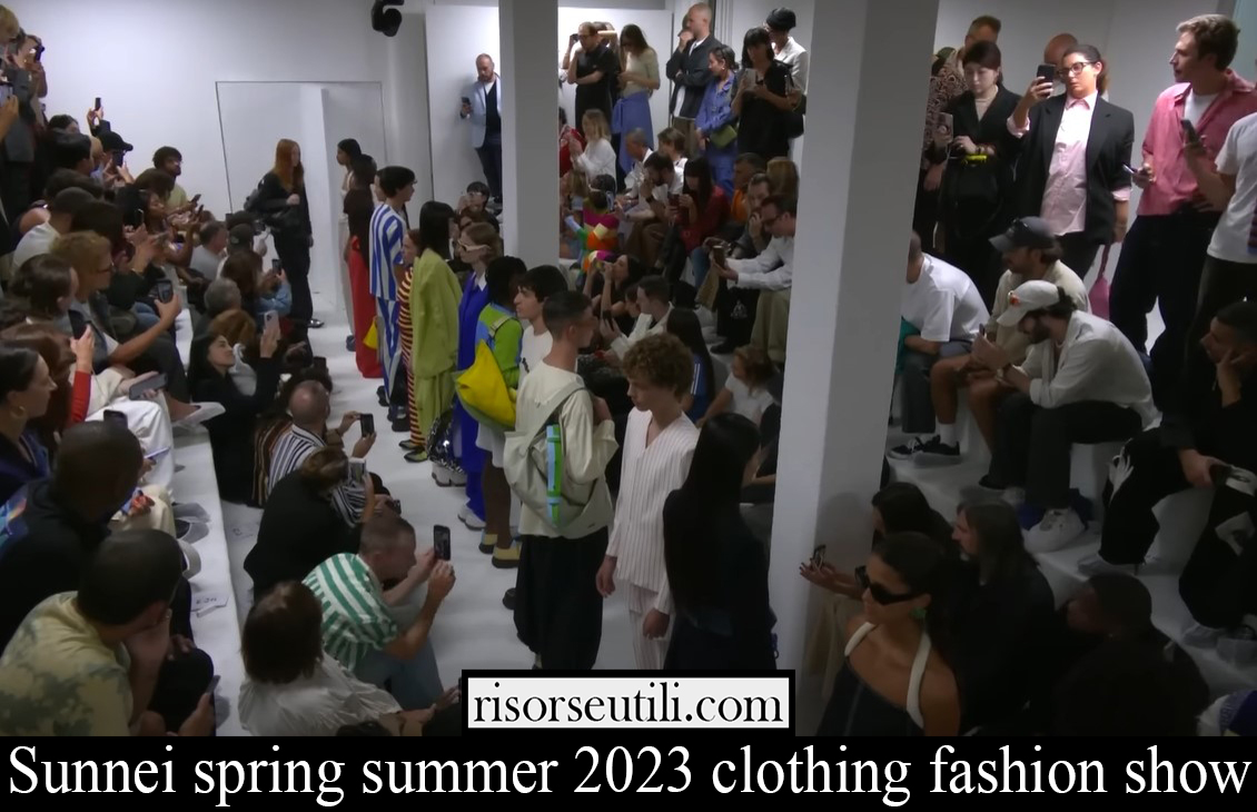 Sunnei spring summer 2023 clothing fashion show