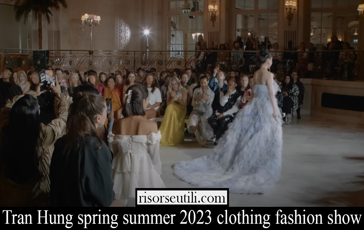Tran Hung spring summer 2023 clothing fashion show