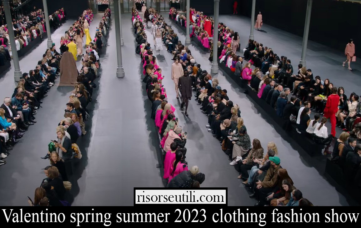 Valentino spring summer 2023 clothing fashion show