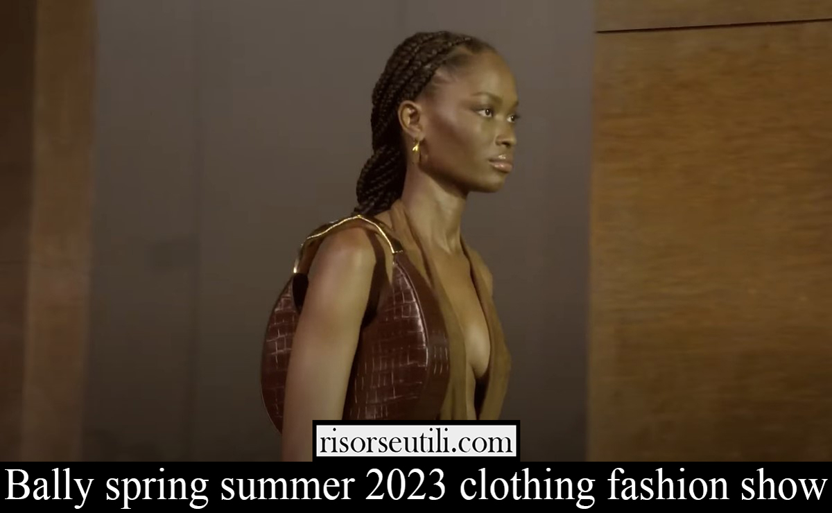 Bally spring summer 2023 clothing fashion show