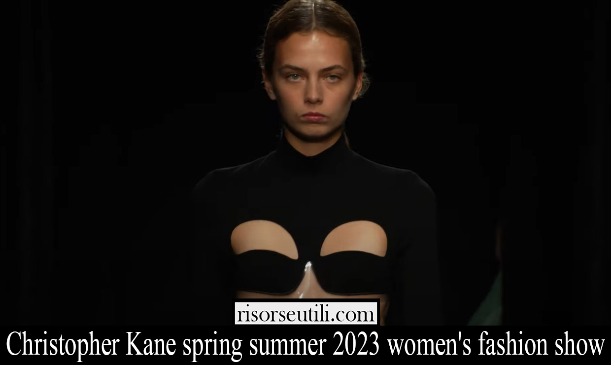 Christopher Kane spring summer 2023 womens fashion show