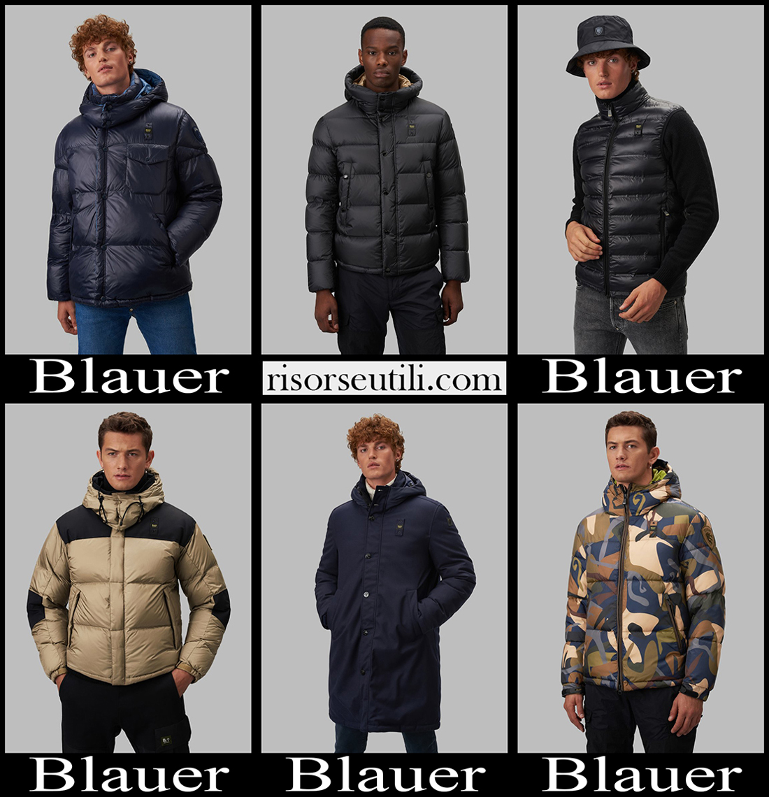 New arrivals Blauer jackets 2023 mens fashion clothing