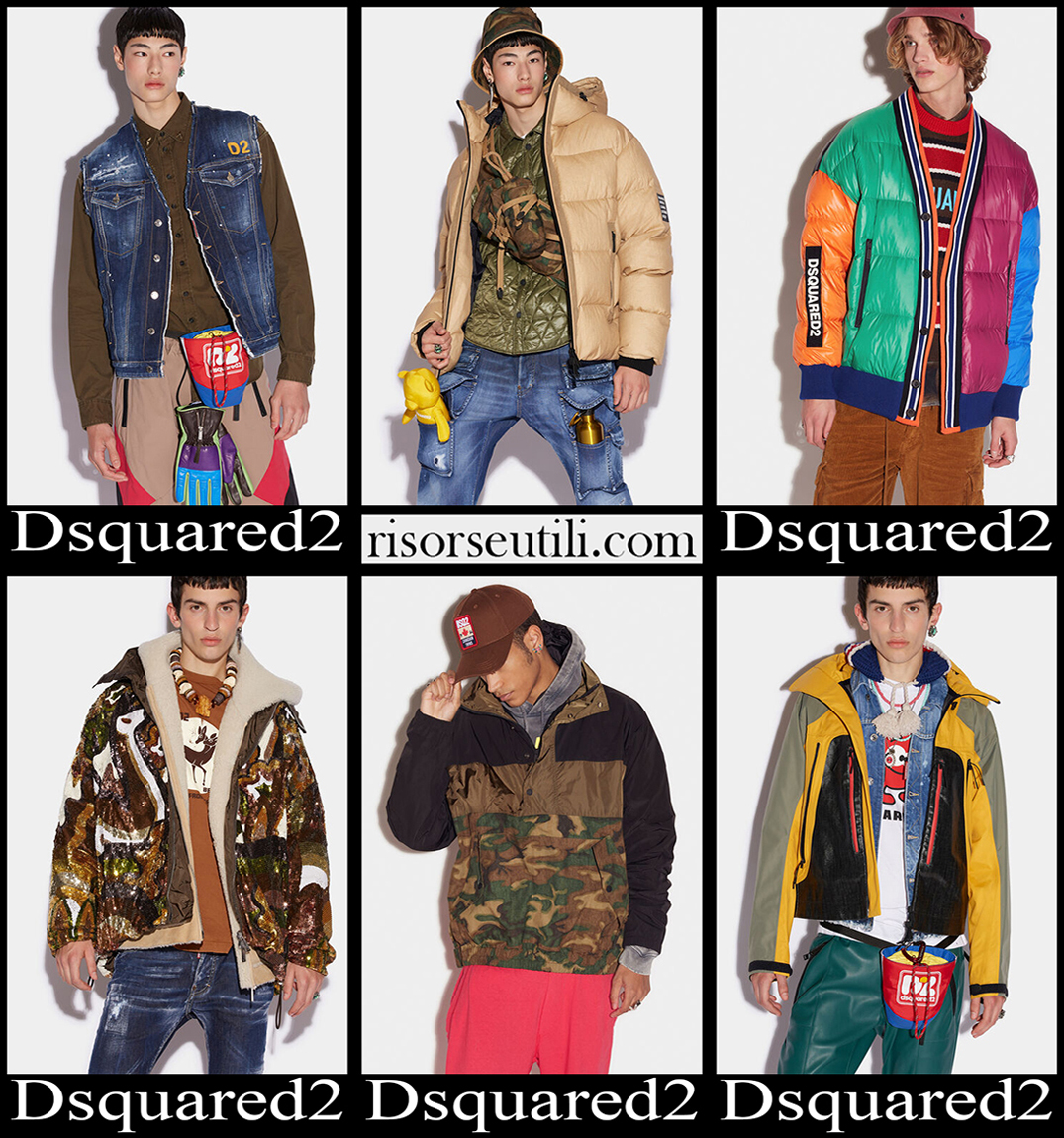New arrivals Dsquared2 jackets 2023 mens fashion