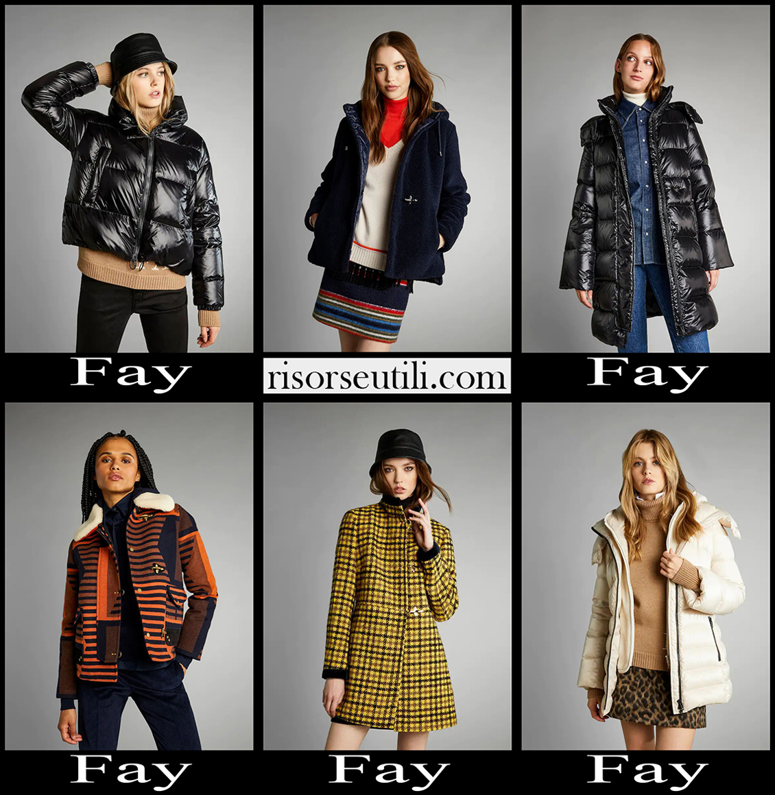 New arrivals Fay jackets 2023 womens fashion
