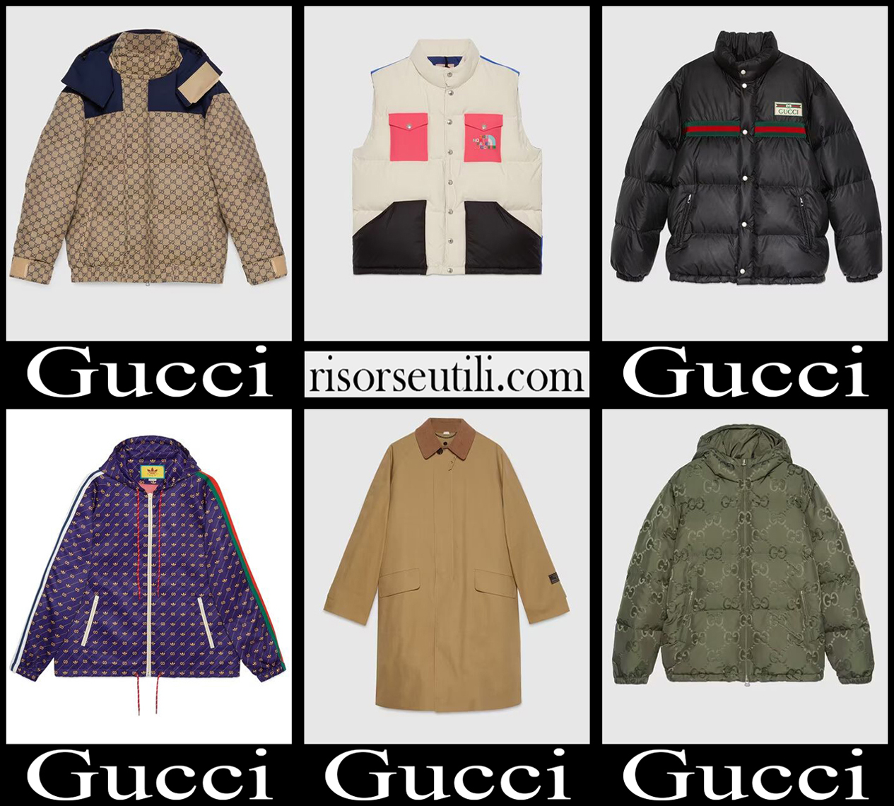 New arrivals Gucci jackets 2023 mens fashion clothing
