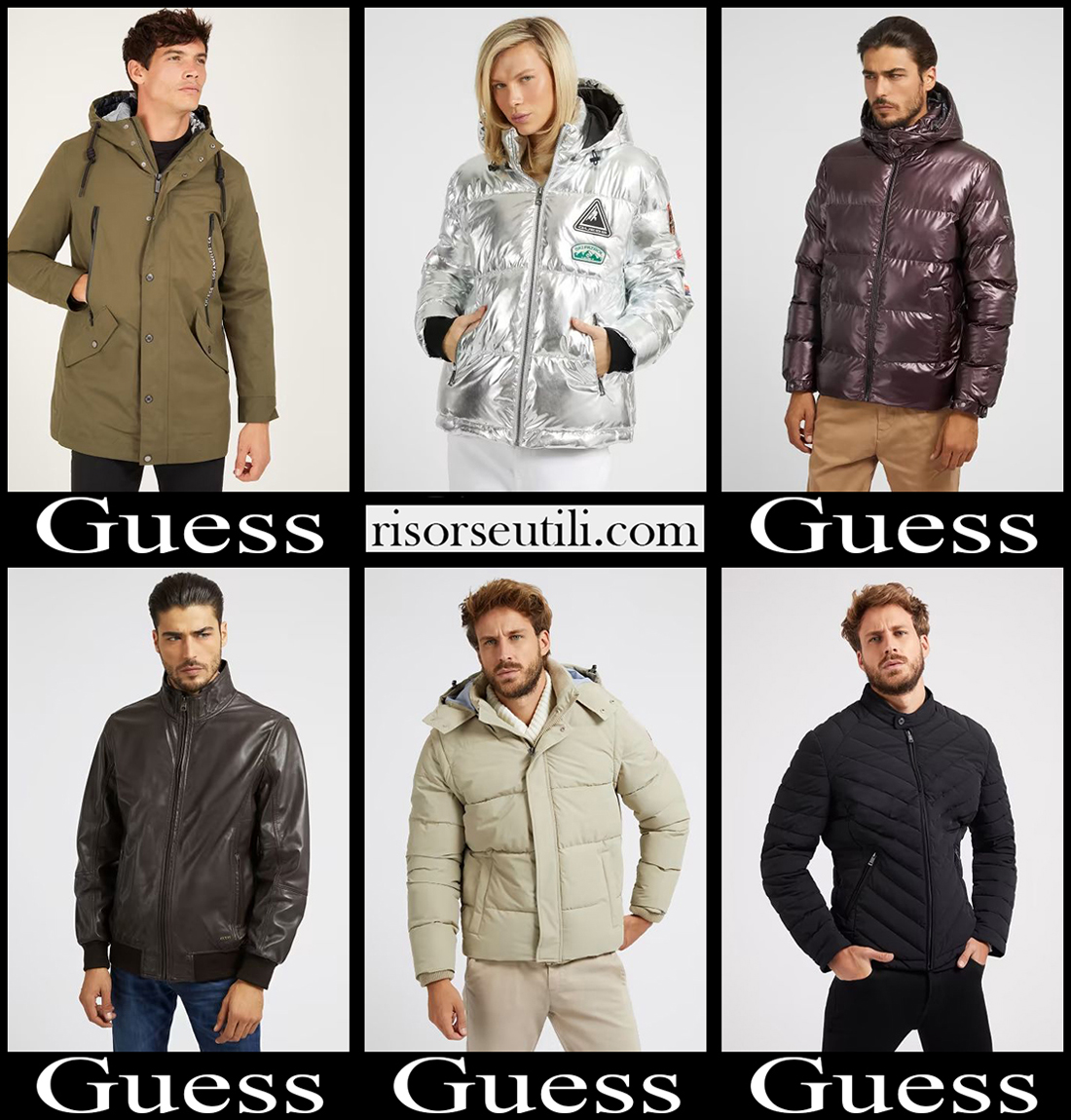 New arrivals Guess jackets 2023 mens fashion clothing