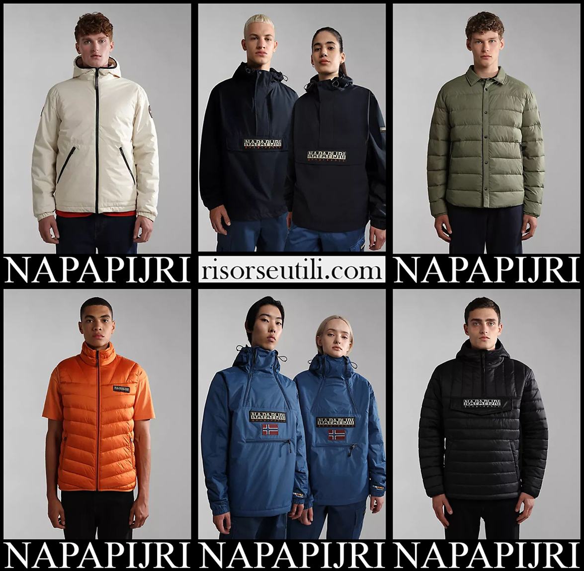 New arrivals Napapijri jackets 2023 mens fashion