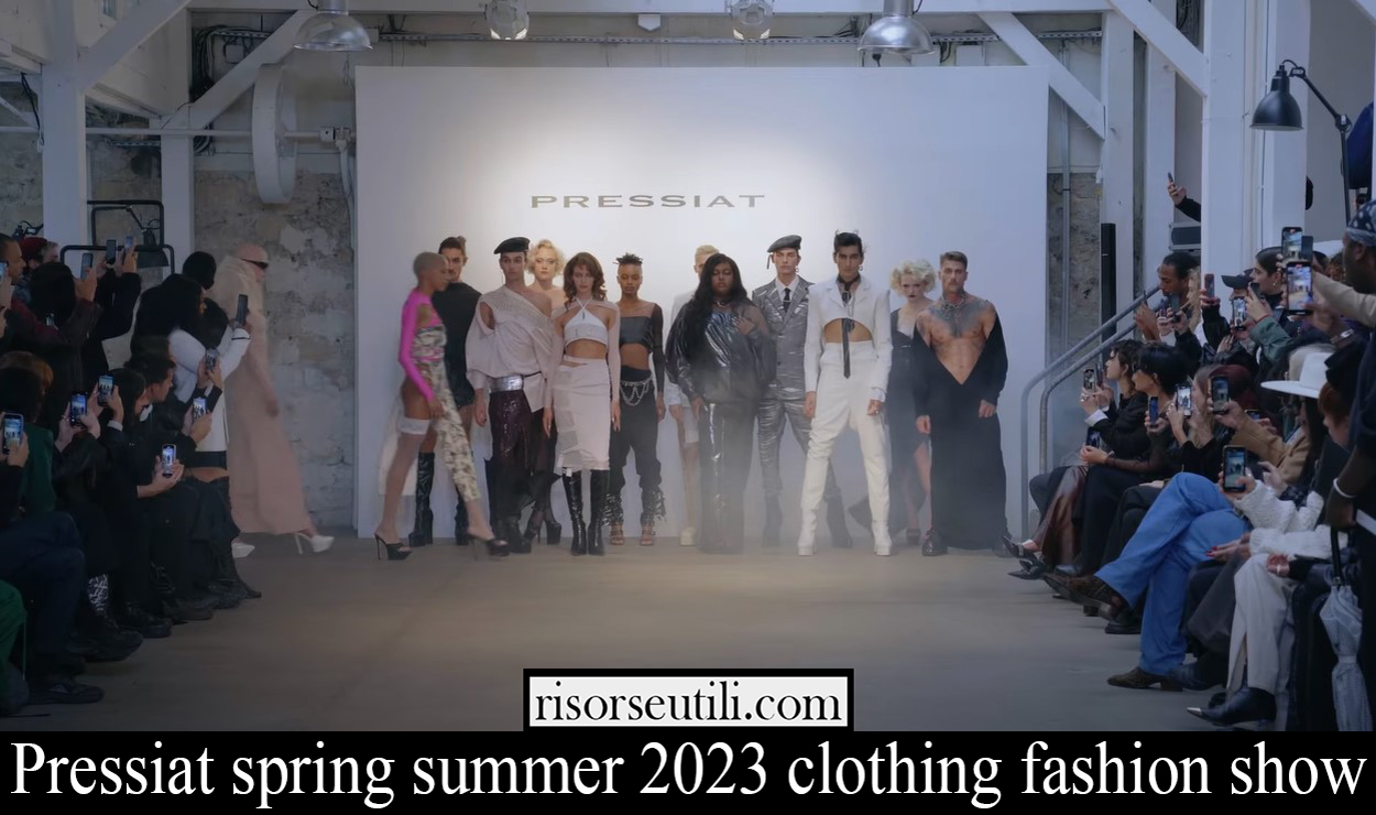 Pressiat spring summer 2023 clothing fashion show