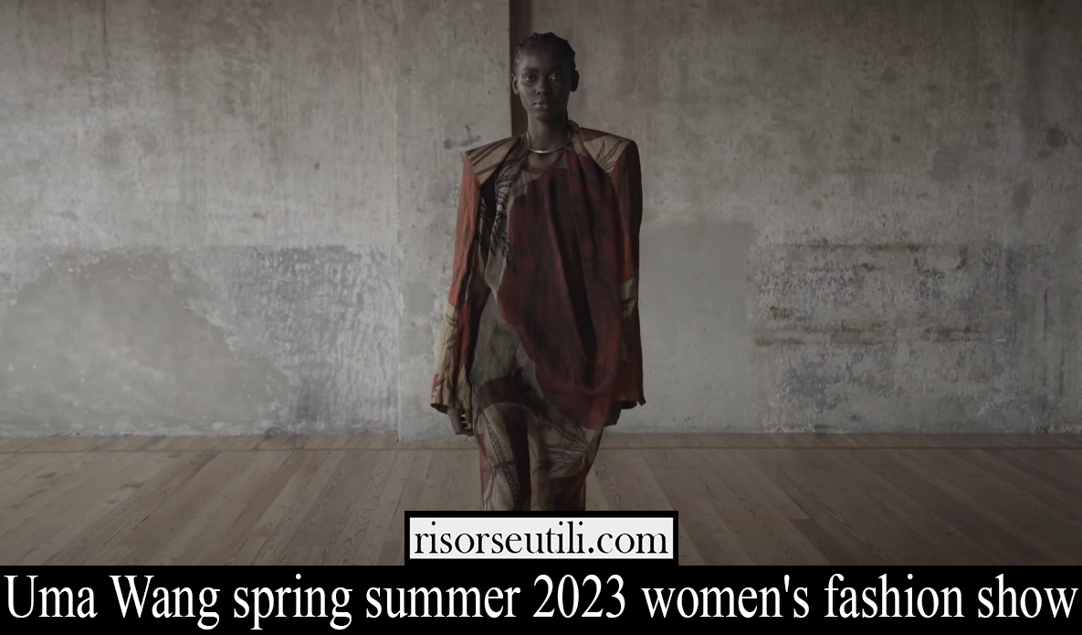 Uma Wang spring summer 2023 womens fashion show