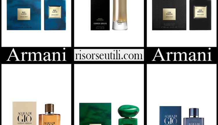 New arrivals Armani perfumes 2023 mens accessories