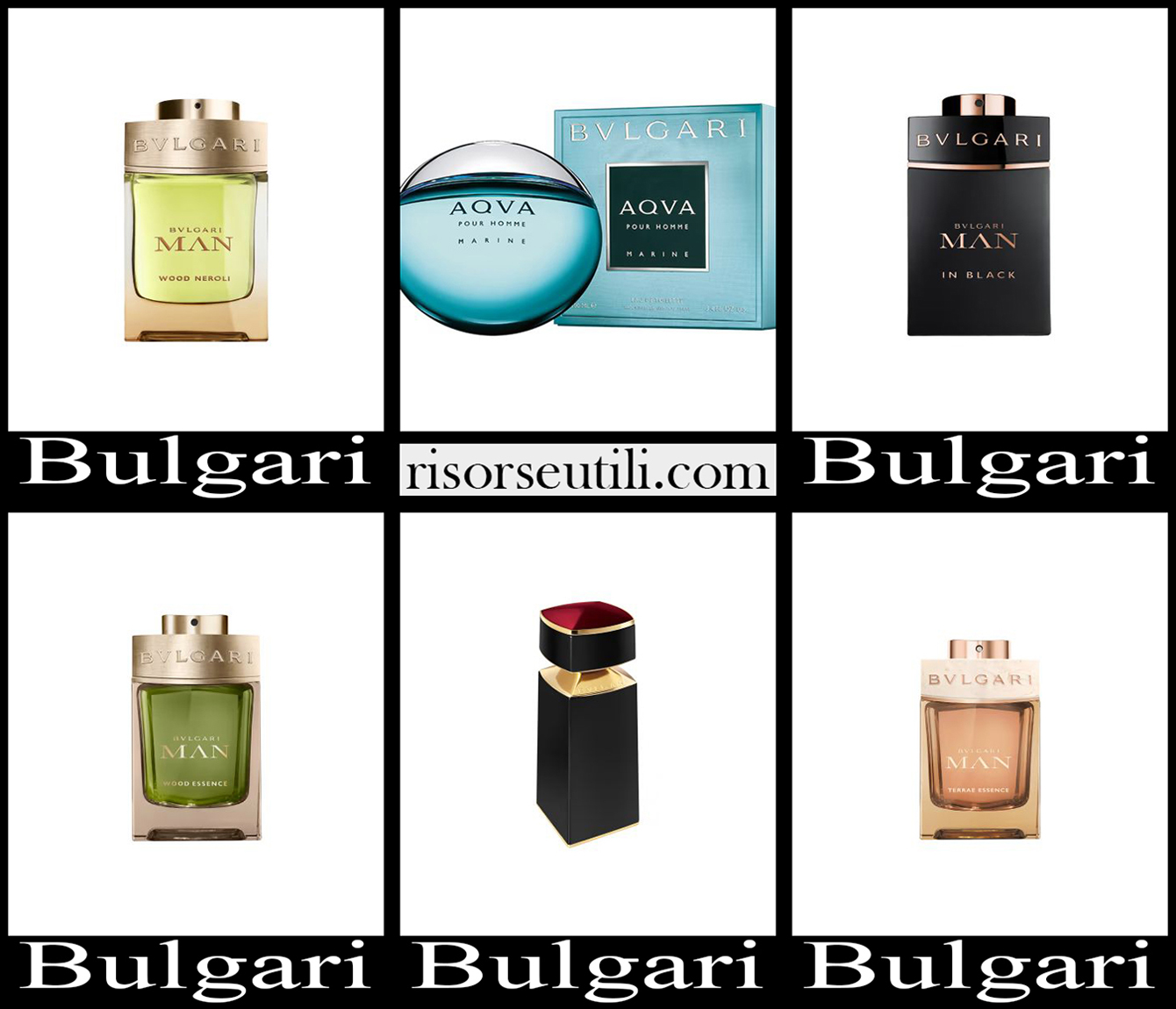 New arrivals Bulgari perfumes 2023 mens accessories
