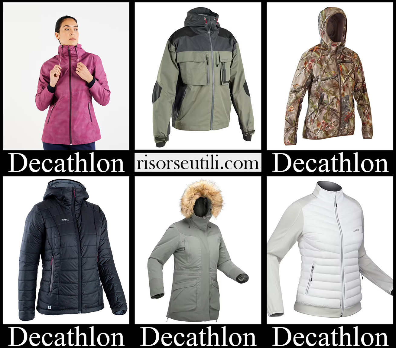 New arrivals Decathlon jackets 2023 womens fashion
