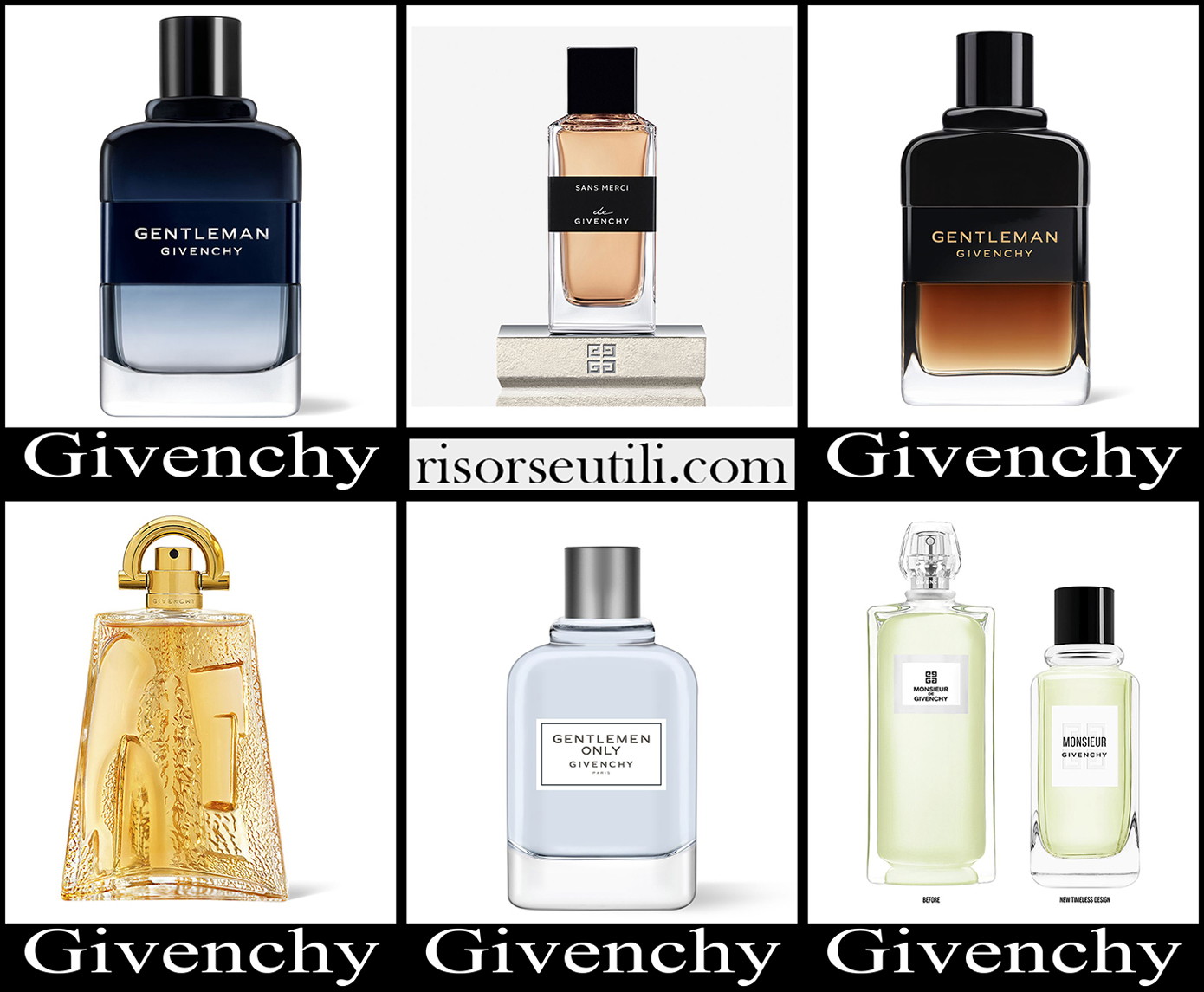 New arrivals Givenchy perfumes 2023 mens accessories