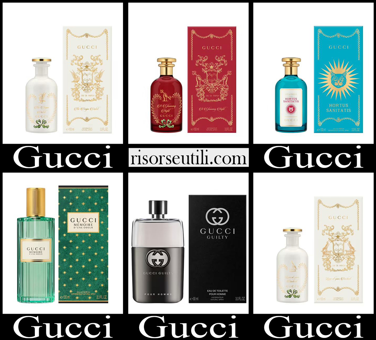 New arrivals Gucci perfumes 2023 mens accessories