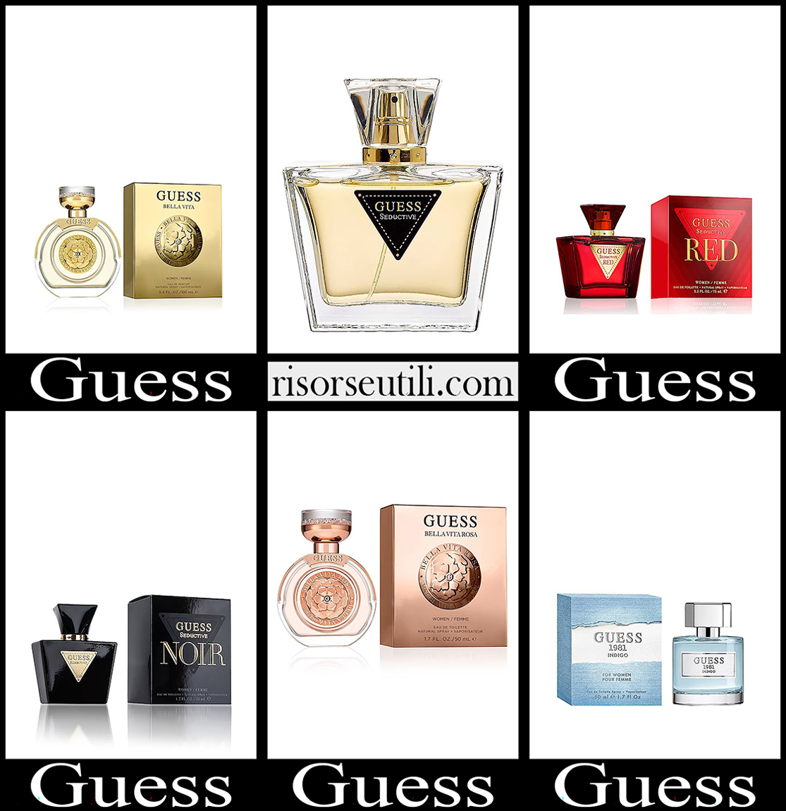 New arrivals Guess perfumes 2023 womens accessories