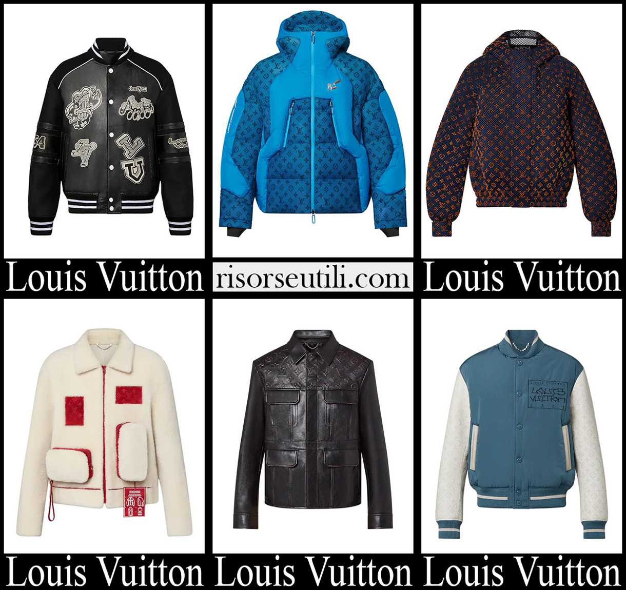 New arrivals Louis Vuitton jackets 2023 mens fashion