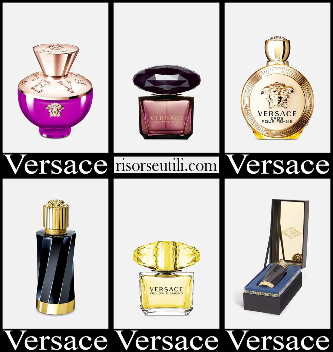 New arrivals Versace perfumes 2023 womens accessories