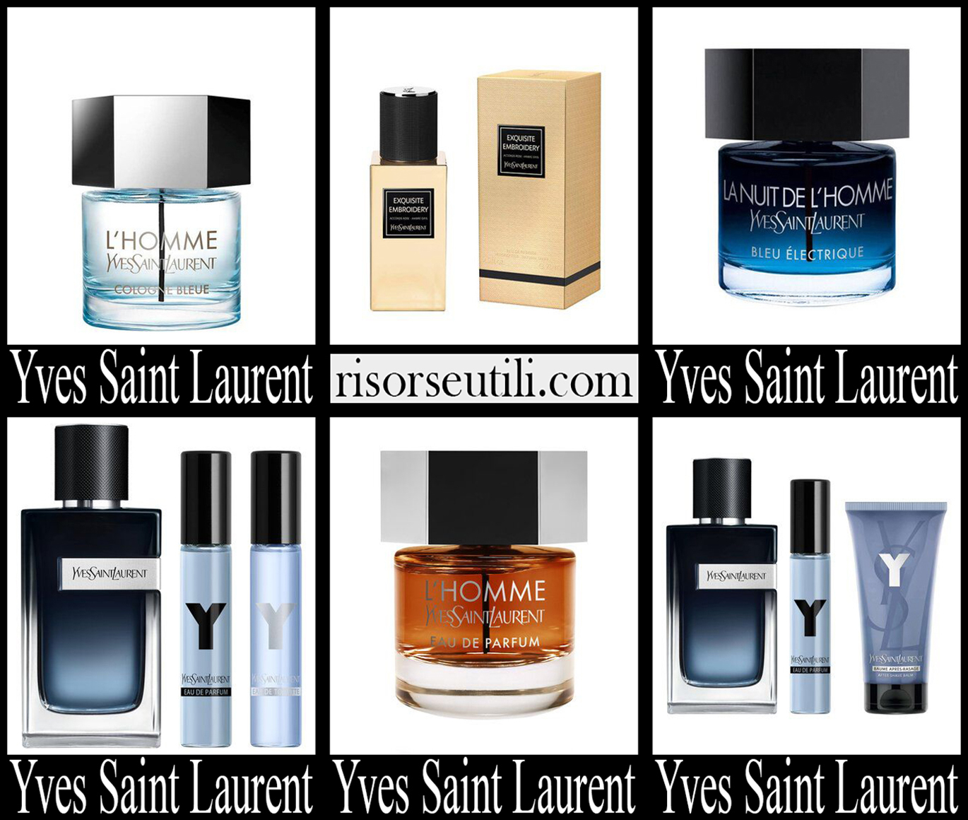 Yves Saint Laurent perfumes 2023 mens accessories