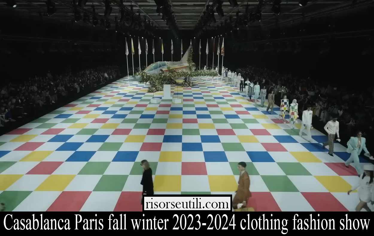 Casablanca Paris fall winter 2023 2024 clothing fashion show