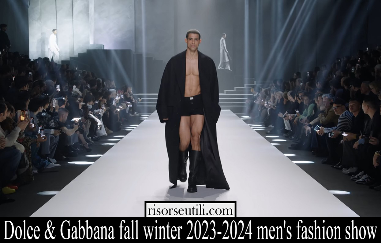 Dolce Gabbana fall winter 2023 2024 mens fashion show
