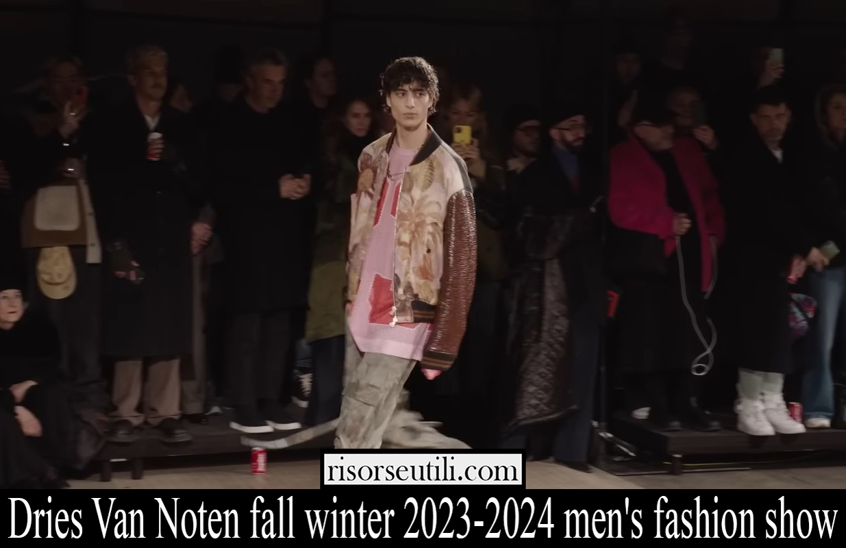 Dries Van Noten fall winter 2023 2024 mens fashion show
