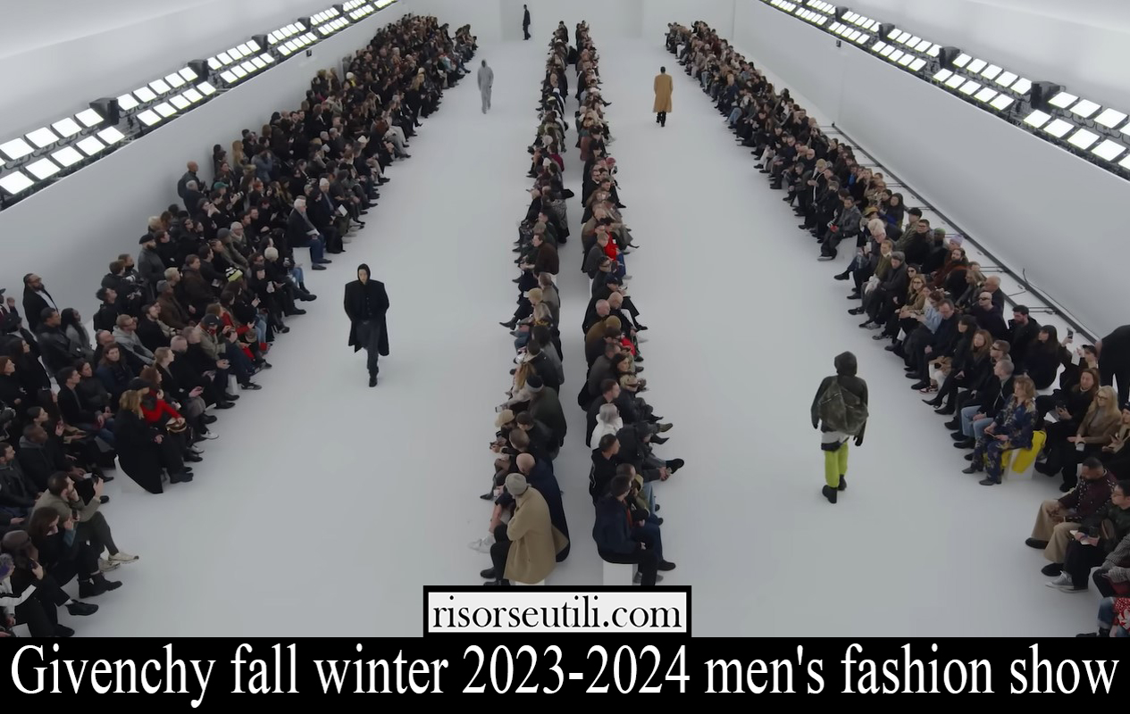 Givenchy fall winter 2023 2024 mens fashion show