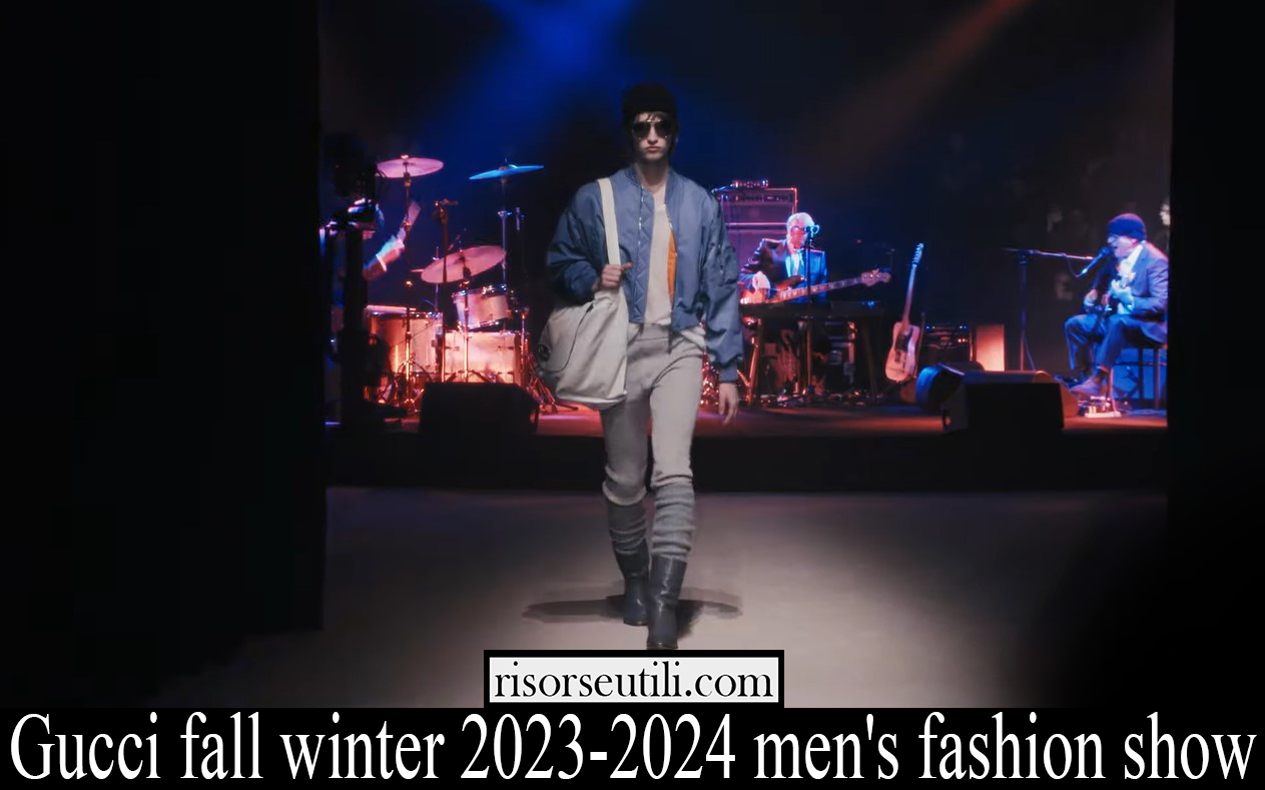 Gucci fall winter 2023 2024 mens fashion show